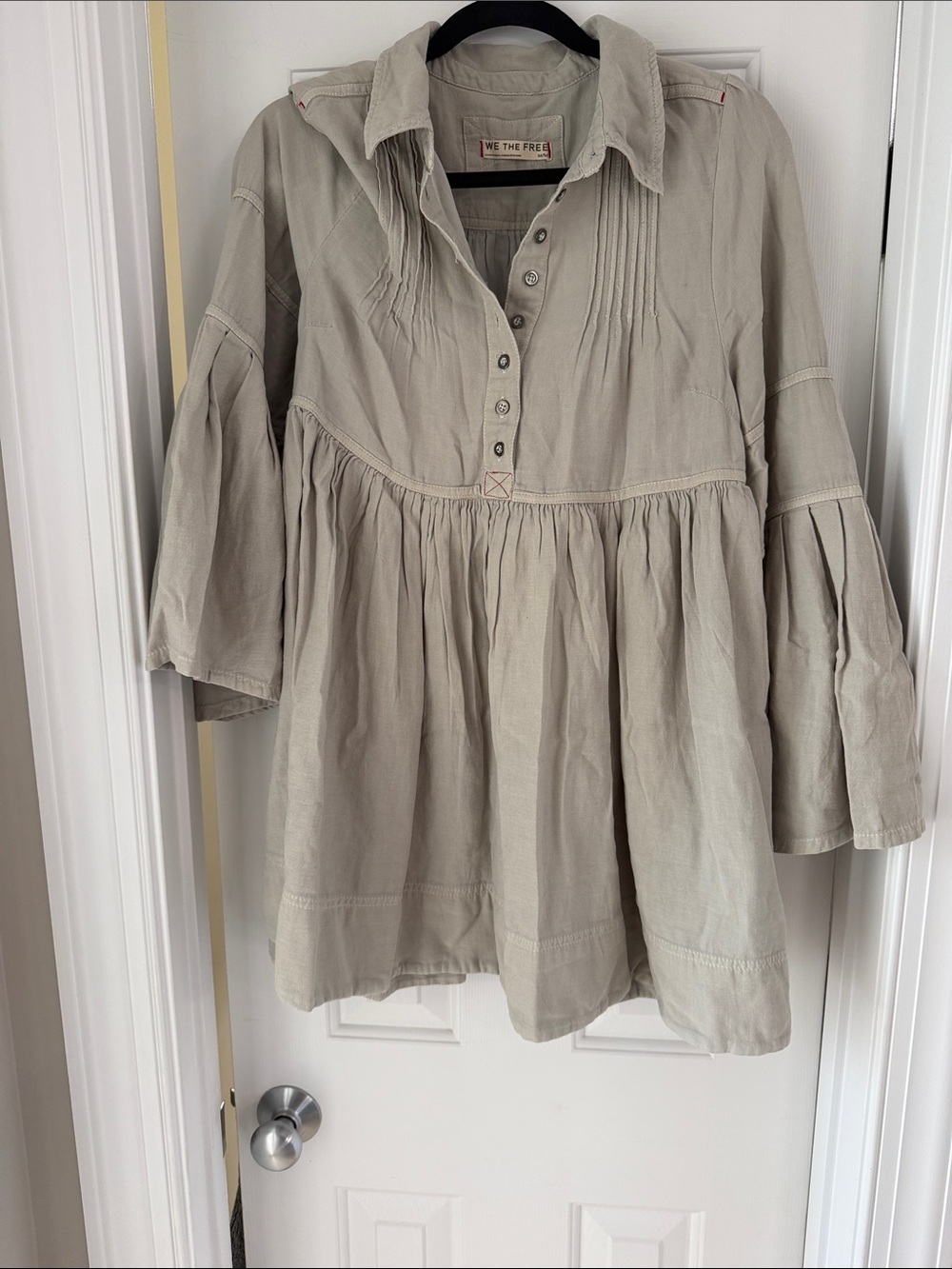 We The Free Down East Denim Mini Dress size medium